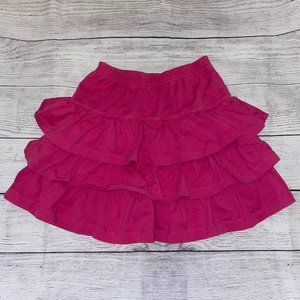 Hanna Andersson Tiered Pink Skort